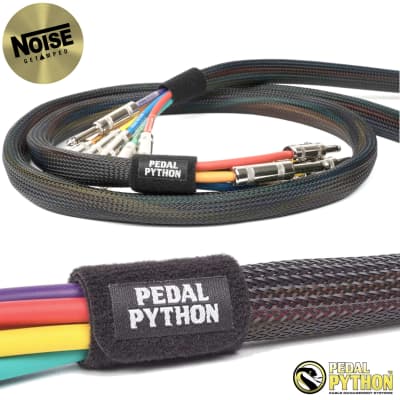 Pedal Python™ 30ft Pedalboard Snake Cable Management System Black image 1