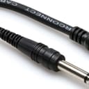 Hosa 1/4" in TS to RCA Unbalanced Interconnect Cable 5' CPR-105