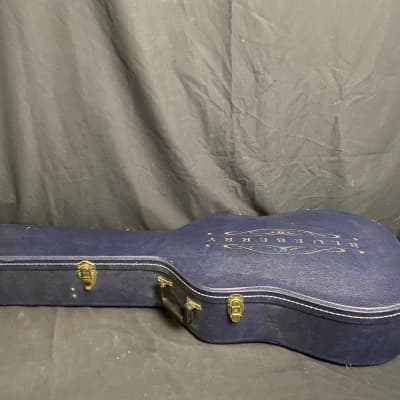 Blueberry Custom Classical Guitar with Tiki Carvings image 25