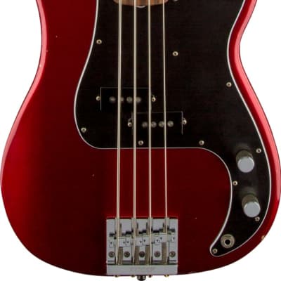 Fender Nate Mendel P Bass Rosewood FB, Candy Apple Red image 1