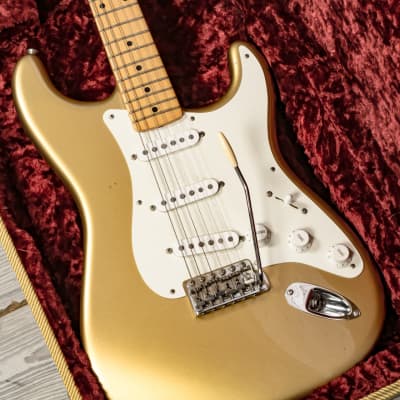 Fender - 2018 American Original 50's Stratocaster Electric Guitar, Aztec Gold - w/OHSC - x3597 - USED image 23