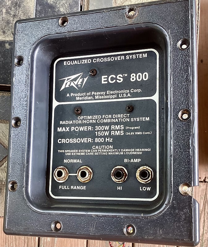 Peavey ECS 800 Crossover 1990’s | Reverb