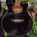 Yamaha APX600 Thinline with Electronics - Black w/ Soft Gig Bag