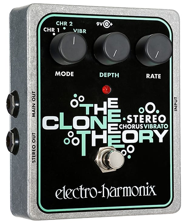 Electro Harmonix EHX Stereo Clone Theory Analog Chorus / Vibrato Pedal, NEW ! image 1