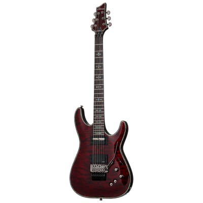 Schecter C-1 Hellraiser FR S Electric Guitar - Black Cherry image 2