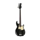 Yamaha BB434-BL BB-Series 4 String Bass Guitar, Black with 3-ply Bolt-on Neck and Alder Body
