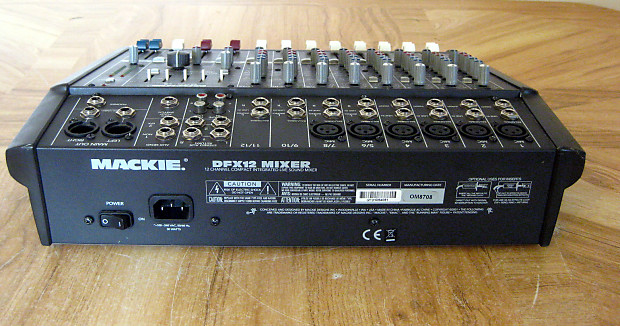 MACKIE DFX-12 アナログミキサー MACKIE DFX12 アナログミキサー 12チャンネル