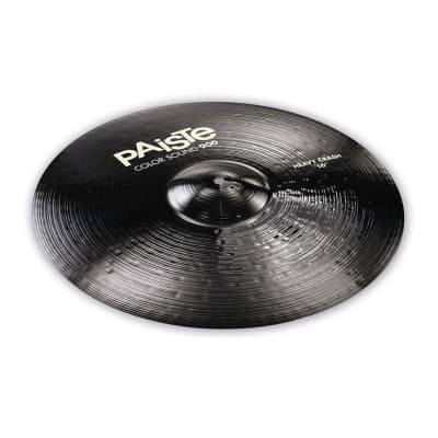 Paiste 900 Series Color Sound Black 16 Heavy Crash Cymbal image 2