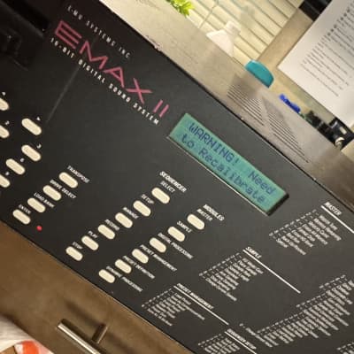 E-MU Systems Emax II Rackmount 16-Voice Sampler Workstation 1989 - Black