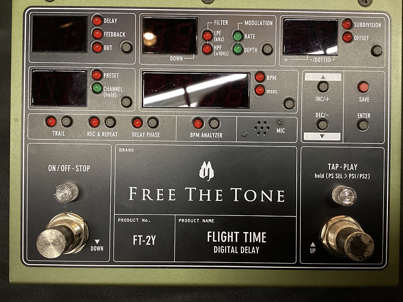 Free The Tone FT-2Y FLIGHT TIME DIGITAL DELAY | Reverb