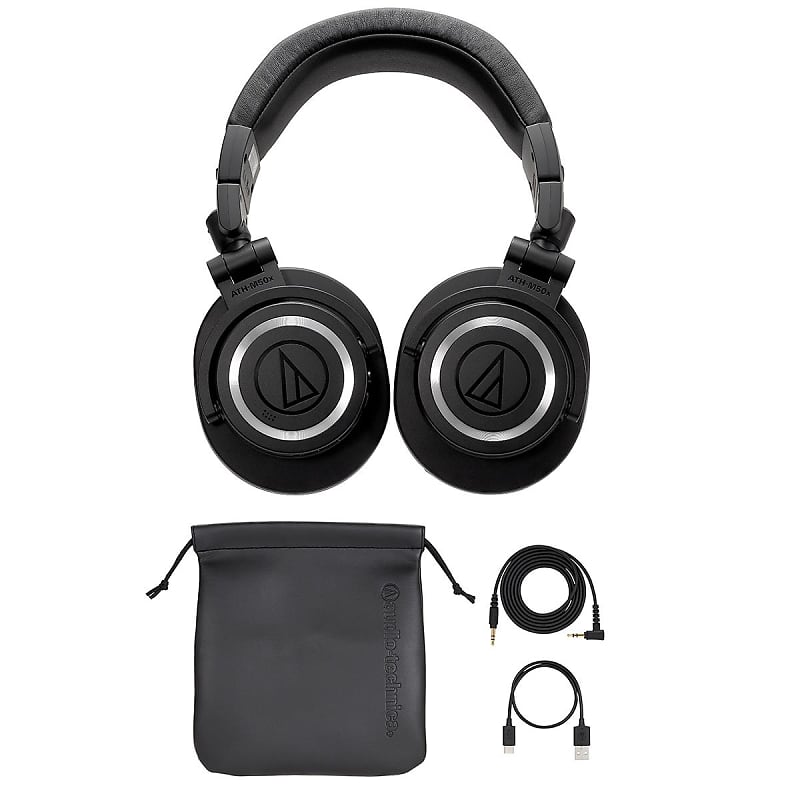 Audio-Technica ATH-M50xBT2 Wireless Over-Ear Headphones  			