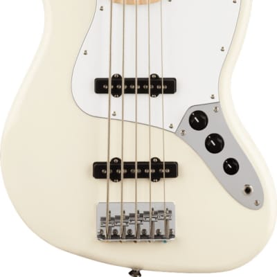 Squier Affinity Series Jazz Bass V 5 String Bass Guitar -  Olympic White image 1