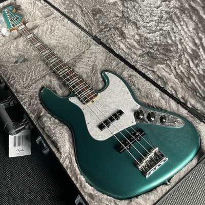 Fender Adam Clayton Jazz Bass, Rosewood- Sherwood Green Metallic (US23109798) image 11
