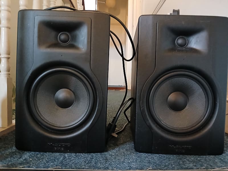 MAudio BX8 D3 monitors. Pair. 2017 Black Reverb UK