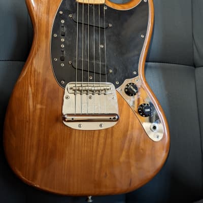 Fender Mustang 1971 Natural Wood image 6