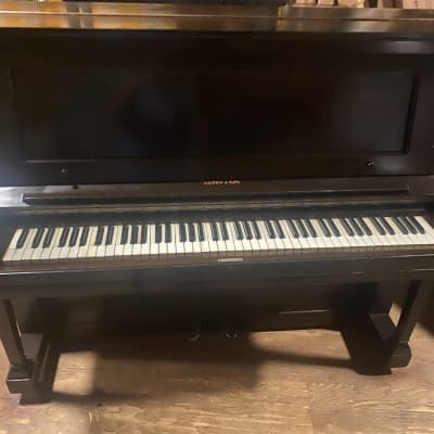 Steinway & Sons upright grand piano model V image 1