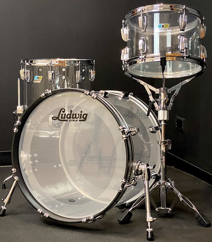 ludwig vistalite drum set