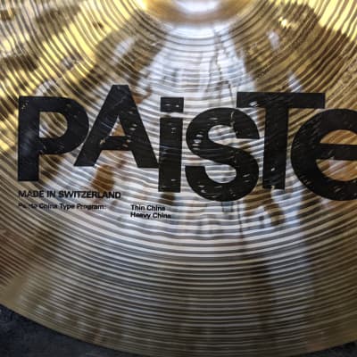 New! Paiste Signature 18" Heavy China Cymbal - Hard To Find - Explosive Sound! image 6