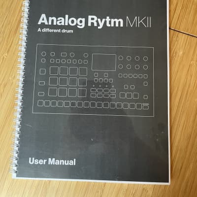 Elektron Analog rytm mk 2 printed manual
