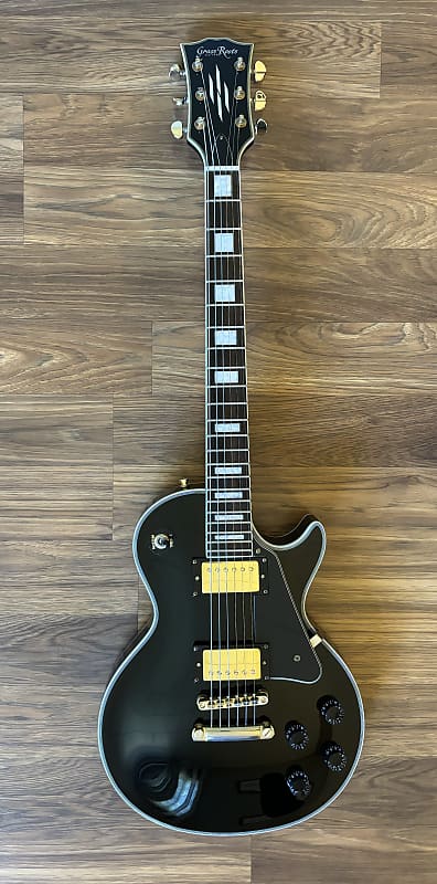 ESP/Grassroots Les Paul custom Black | Reverb