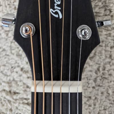 Breedlove ECO Rainforest S CE Concert Size Acoustic Electric Guitar, Black Gold image 7