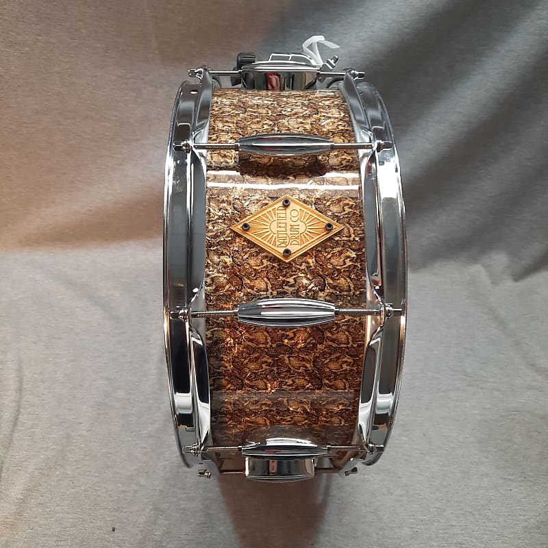 Battlefield Drum Co 6X14 Snare Snake Skin Reverb