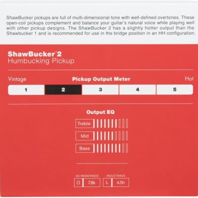 Fender® ShawBucker™ 2 Humbucking Pickup image 4