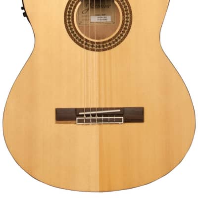 Jasmine JC25CE Cutaway Classical Acoustic Electric Guitar image 3