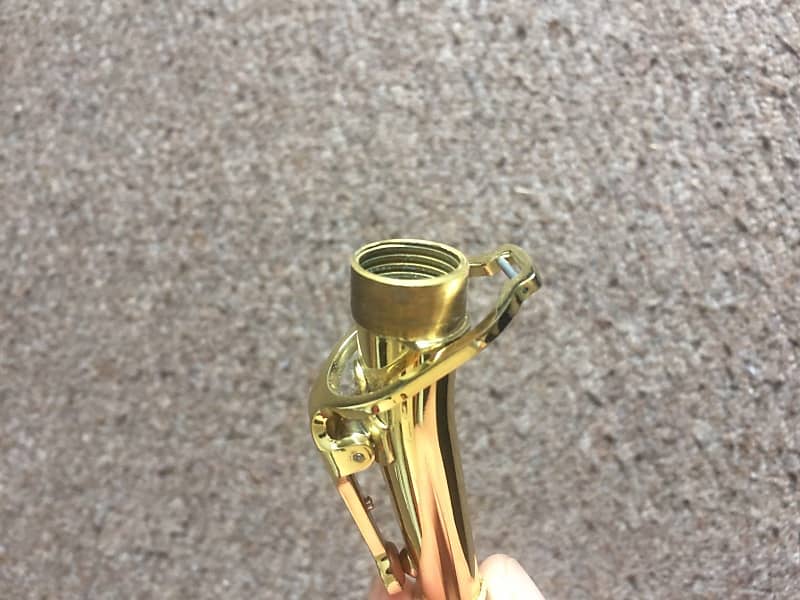 Soprano Sax Selmer NECK (Curved, Gold Lacquer, never used) Reverb