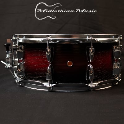 Yamaha Rock Tour Snare Drum - 14" x 5.5" - Red Burst Finish USED image 2