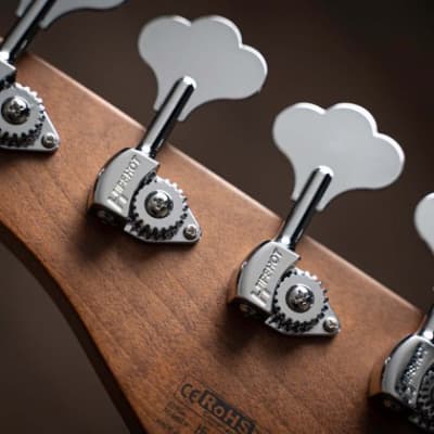 Cort GB-Modern 4 Open Pore Vintage Natural w/Case (B Stock) image 11