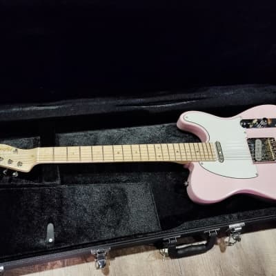MyDream Partcaster Custom Built - Faded Pink Hand-wound Tapped Pickups image 3