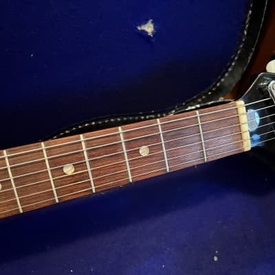 ZIMGAR electric guitar.  see details 1960's sunburst image 5