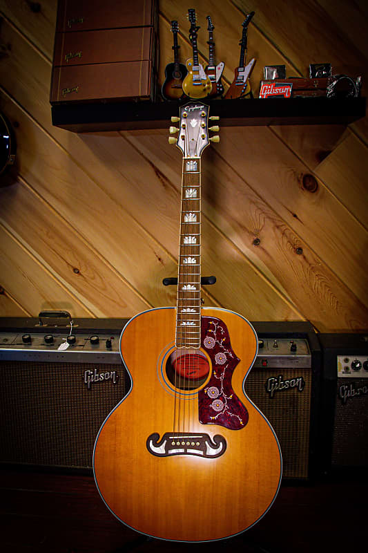 Epiphone J-200 - Aged Natural Antique Gloss image 1