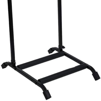 Rok-It Multi Guitar Stand Rack with Folding Design; Holds up to 3 Electric or Acoustic Guitars image 2