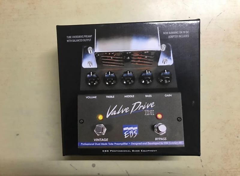 EBS Valve Drive Di tube bass preamp pedal w/ Original box & paperwork image 1