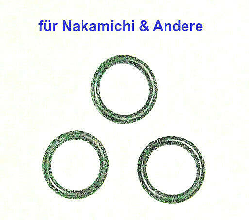 NAKAMICHI & Andere : IDLER-Tire hochpräziser Antrieb-Ring-Gummi-Reifen usw ~ Neuware ~ image 1