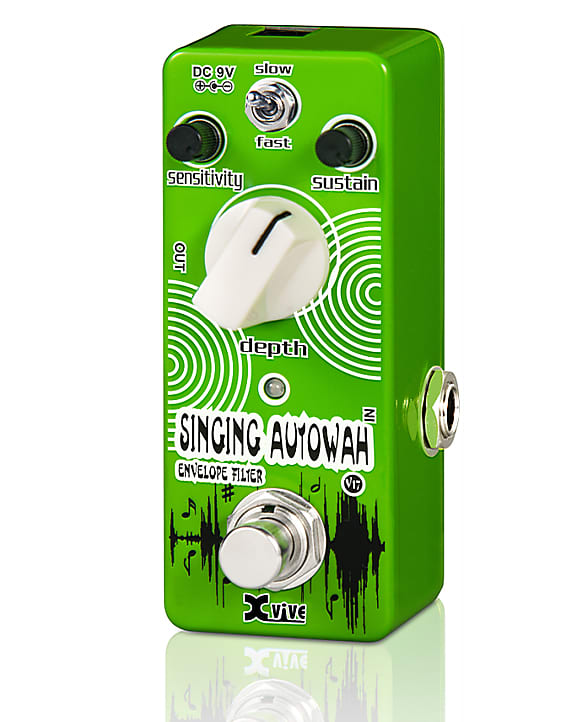 X VIVE V17 SINGING AUTOWHA FILTER Micro Effect Pedal Analog True Bypass FREE SHIPPING image 1
