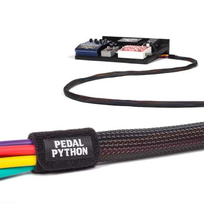 Pedal Python™ 30ft Pedalboard Snake Cable Management System Black image 3