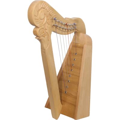 Roosebeck HP08L Parisian Harp 8-String - Lacewood w/Extra String Set & Tuning Tool image 1