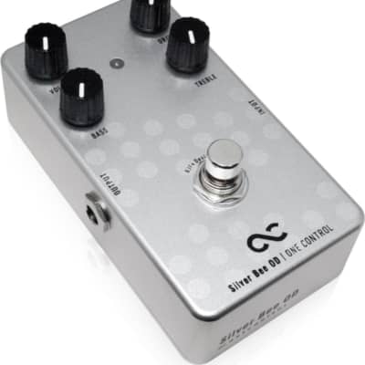 One Control Silver Bee Overdrive Effects Pedal w/ Cloth and 4 Cables image 3