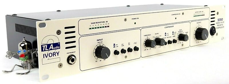 TL Audio 5050 Ivory2 Mono Valve Mic Preamp Compressor Tube Röhre