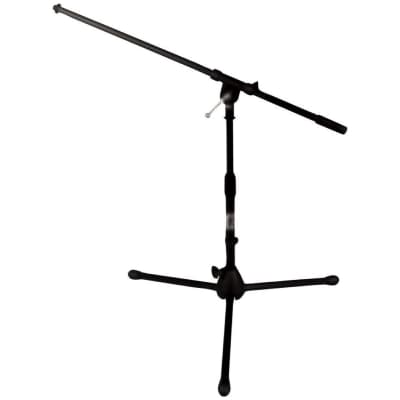 On-Stage MS7411B Short Tripod Boom Microphone Stand image 1