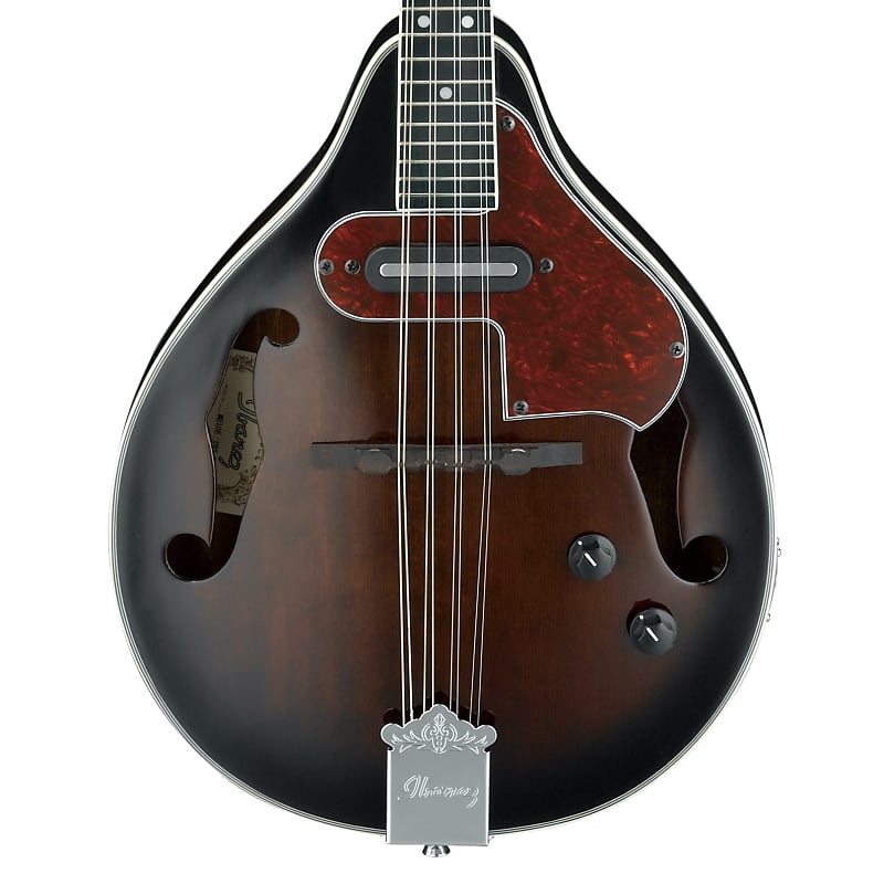 Ibanez M510E A-Style Acoustic-Electric Mandolin Dark Violin Sunburst High Gloss image 1