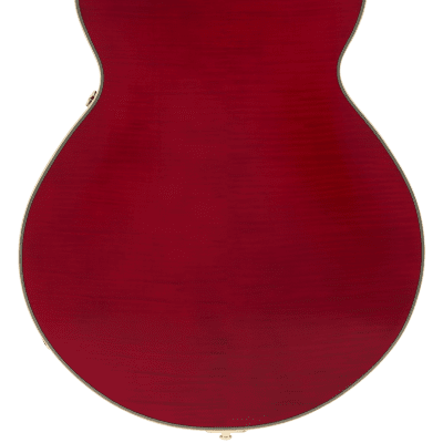 D'Angelico  Single Cutaway w/ stairstep tailpiece Trans Cherry image 6