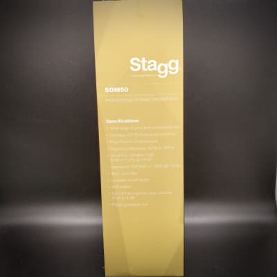 Stagg SDM50 Dynamic Cardioid Microphone w/XLR cable image 4