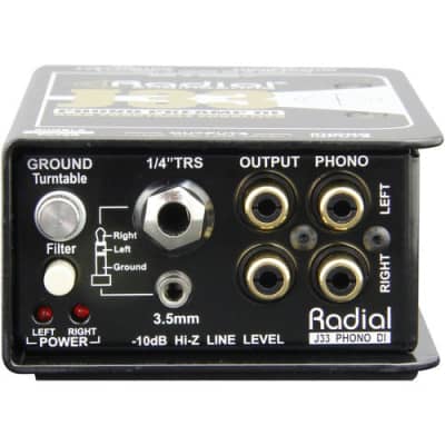 Radial J33 2-channel Active Turntable Preamp/Direct Box image 6