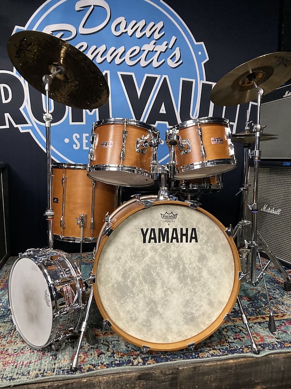 Yamaha, 1980s Vintage 9000 Series/Early Recording Custom, Birch 14x22, 16x16, 9x13, 8x12 (2) x 5x14" Snares image 1