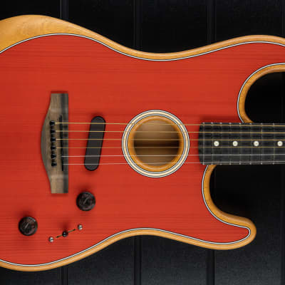 Fender American Acoustasonic Strat - Dakota Red image 10