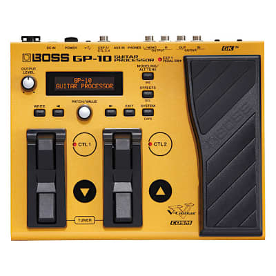 Boss GP-10 Guitar Processor Multi-Effects Pedal, with GK Pickup